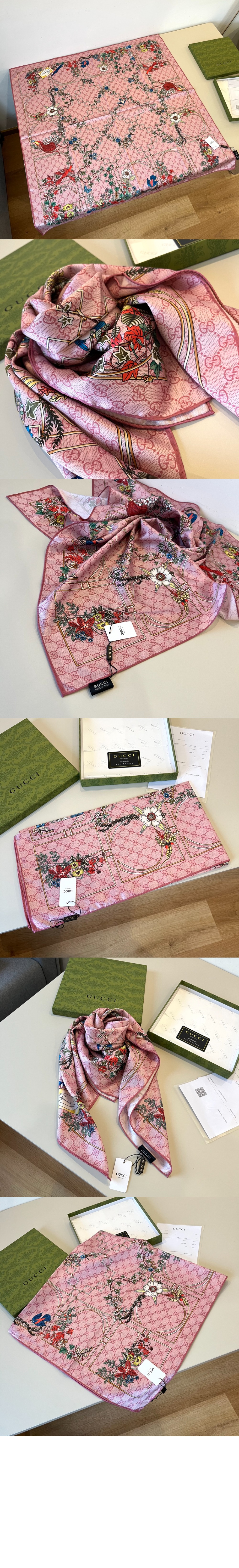 미러급레플리카사이트 | 명품레플리카 전문 쇼핑몰  | 퍼스트원 - 프린트 실크 트윌 까레 777066 &gt; 구찌