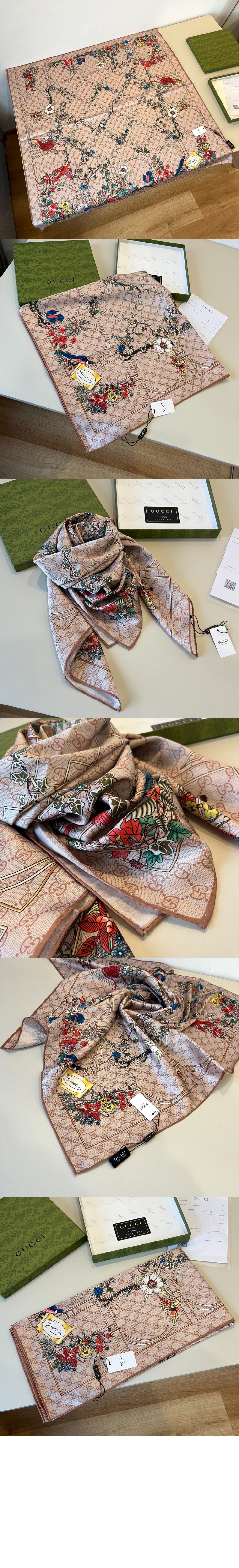 미러급레플리카사이트 | 명품레플리카 전문 쇼핑몰  | 퍼스트원 - 프린트 실크 트윌 까레 777066 &gt; 구찌