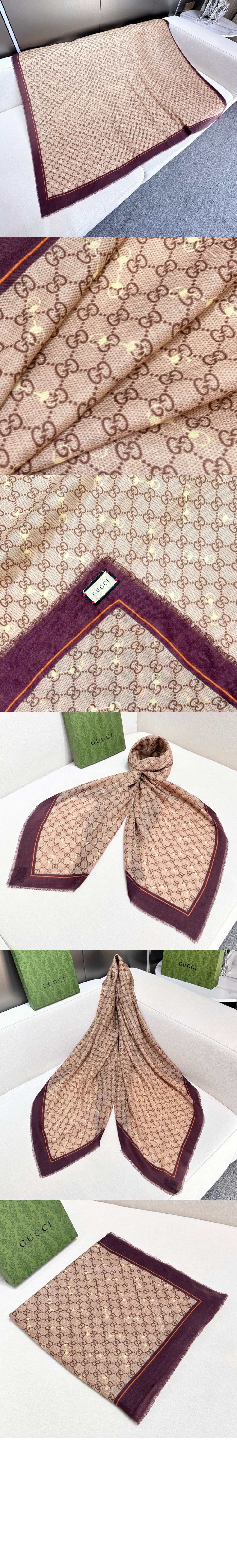 미러급레플리카사이트 | 명품레플리카 전문 쇼핑몰  | 퍼스트원 - GG 프린트 홀스빗 실크 숄 662577 &gt; 구찌