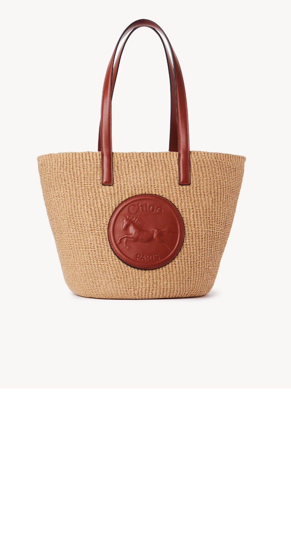 미러급레플리카사이트 | 명품레플리카 전문 쇼핑몰  | 퍼스트원 - 천연 섬유 소재의 라지 Horse Medal 바스켓 SS591 &gt; 끌로에