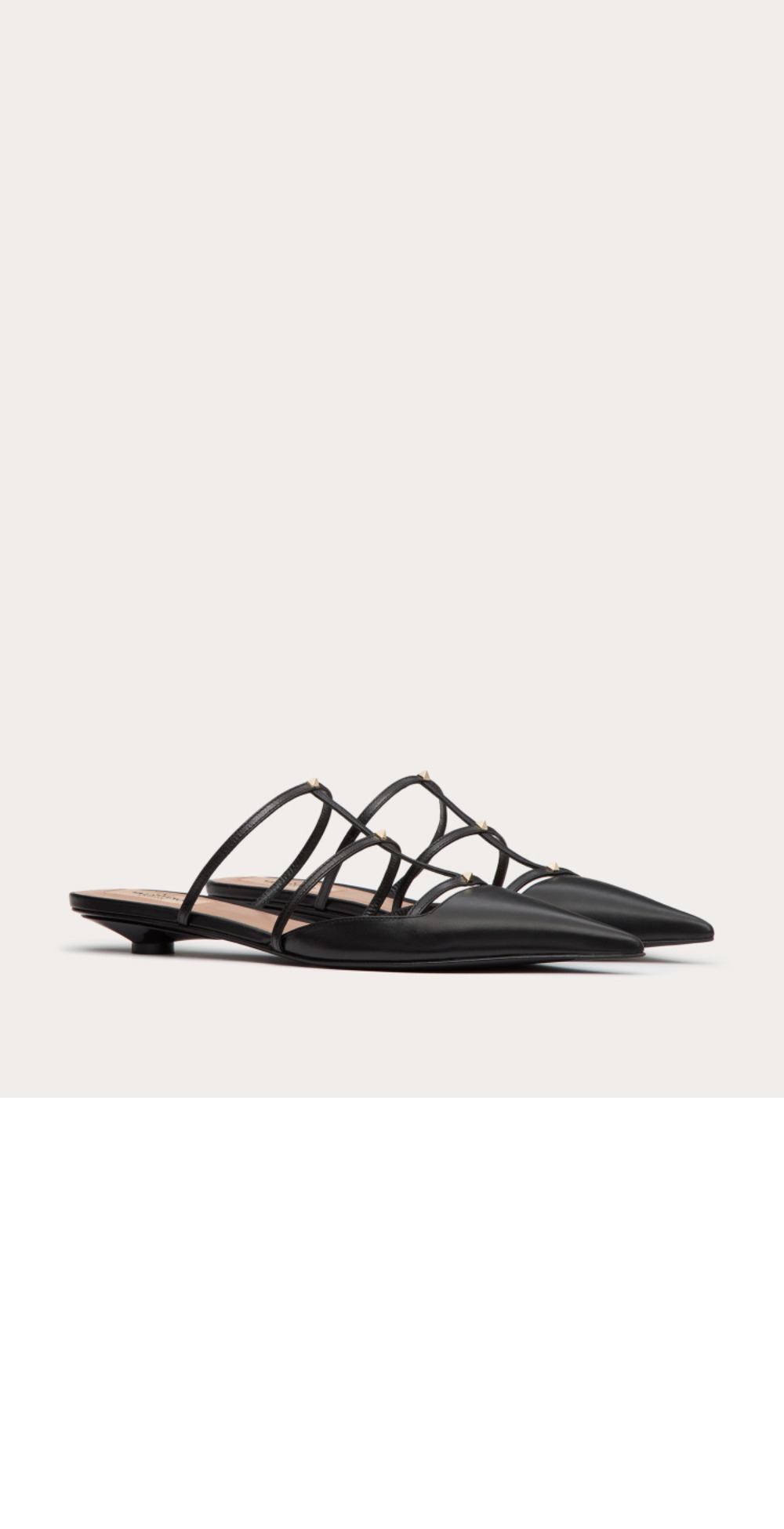 미러급레플리카사이트 | 명품레플리카 전문 쇼핑몰  | 퍼스트원 - 락스터드 위스피 카프스킨 힐 뮬 &gt; 발렌티노