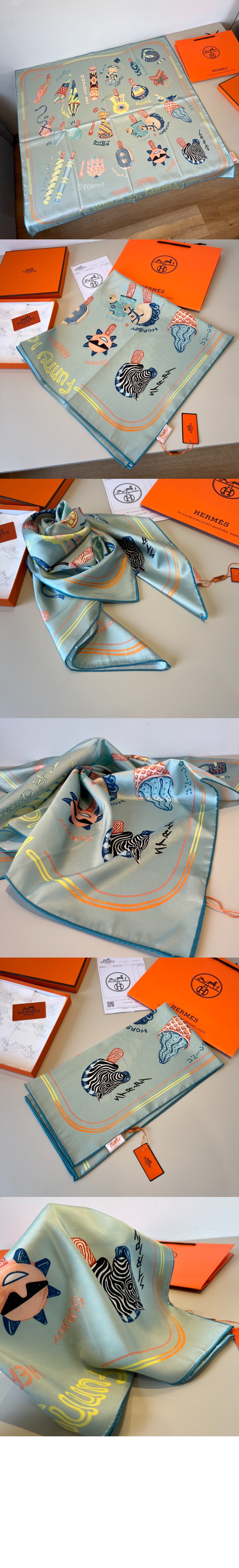 미러급레플리카사이트 | 명품레플리카 전문 쇼핑몰  | 퍼스트원 - Funny Ice Cream 스카프 90 &gt; 에르메스