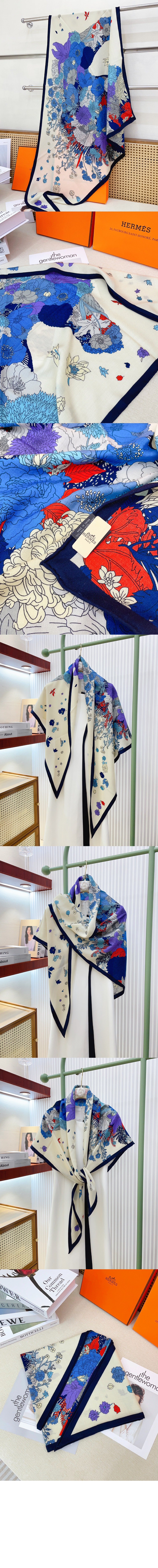 미러급레플리카사이트 | 명품레플리카 전문 쇼핑몰  | 퍼스트원 - Gentle Floral Cloak 자이언트 트라이앵글 &gt; 에르메스