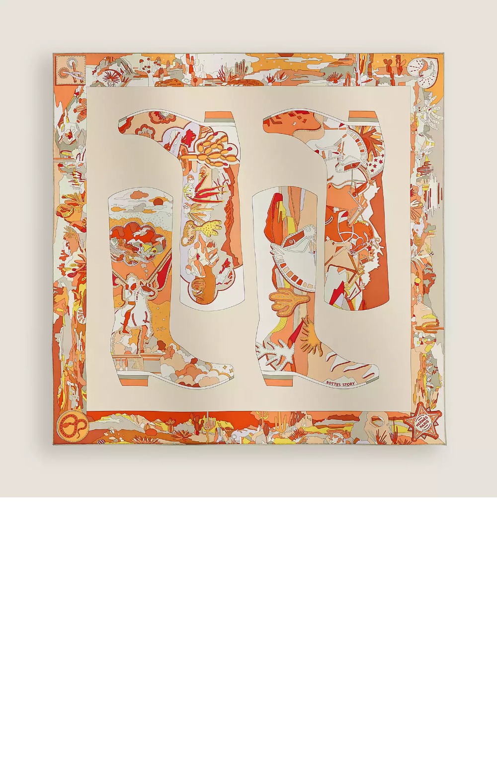 미러급레플리카사이트 | 명품레플리카 전문 쇼핑몰  | 퍼스트원 - Bottes Story 스카프 90 &gt; 에르메스