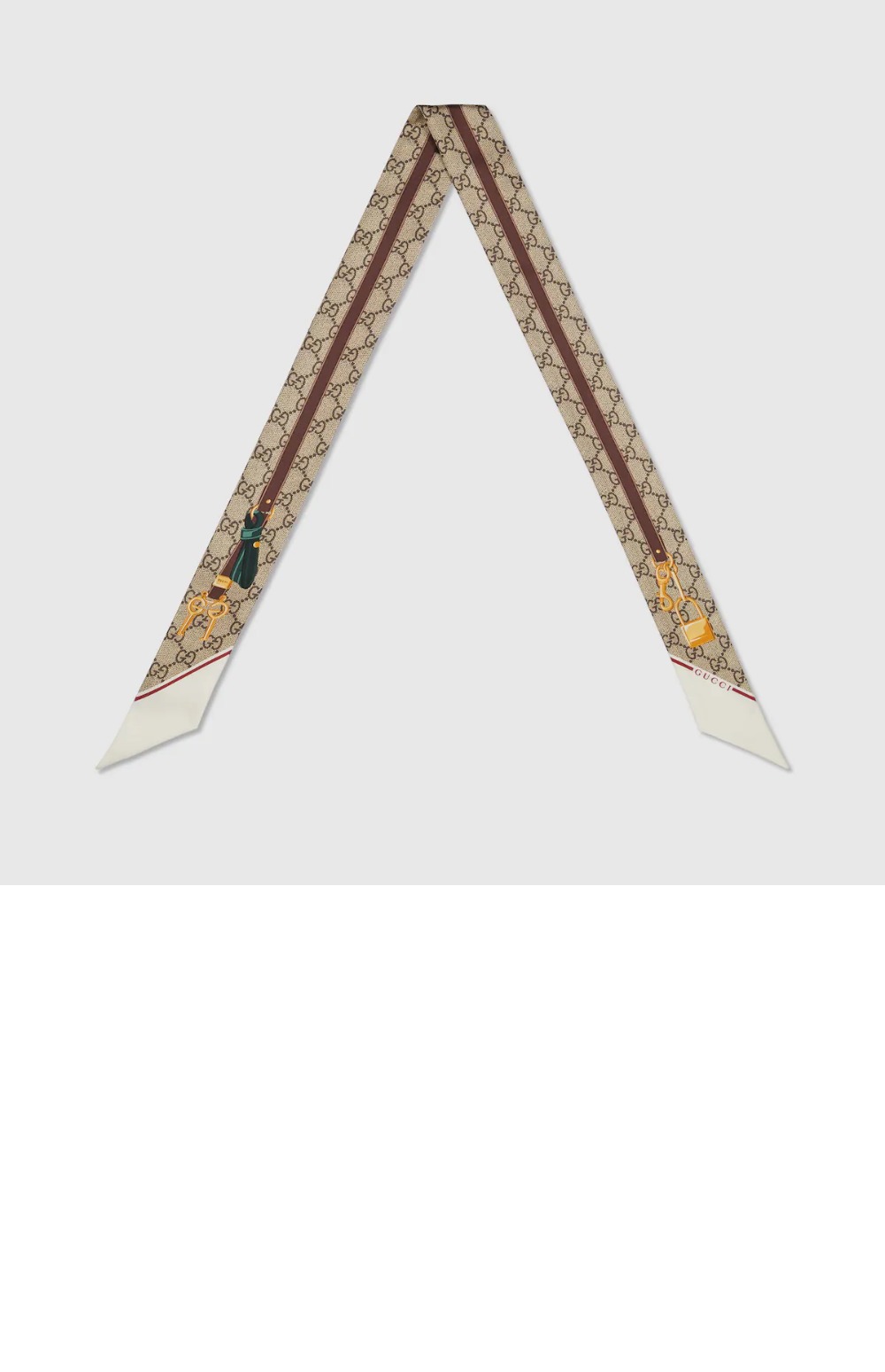 미러급레플리카사이트 | 명품레플리카 전문 쇼핑몰  | 퍼스트원 - 프린트 실크 트윌 넥 보우 784959 &gt; 구찌