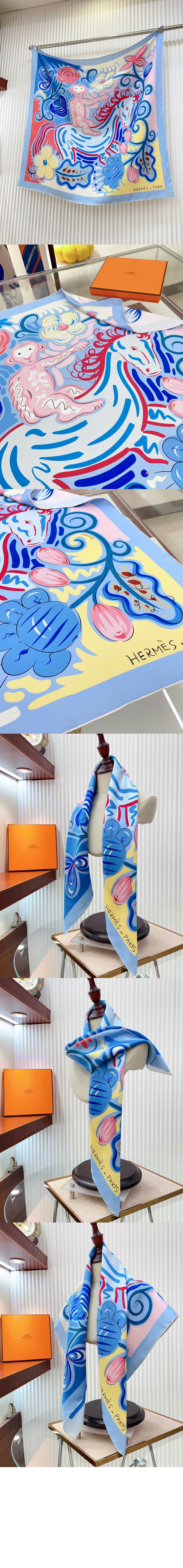 미러급레플리카사이트 | 명품레플리카 전문 쇼핑몰  | 퍼스트원 - Le Cheval de Kazumi 스카프 90 &gt; 에르메스