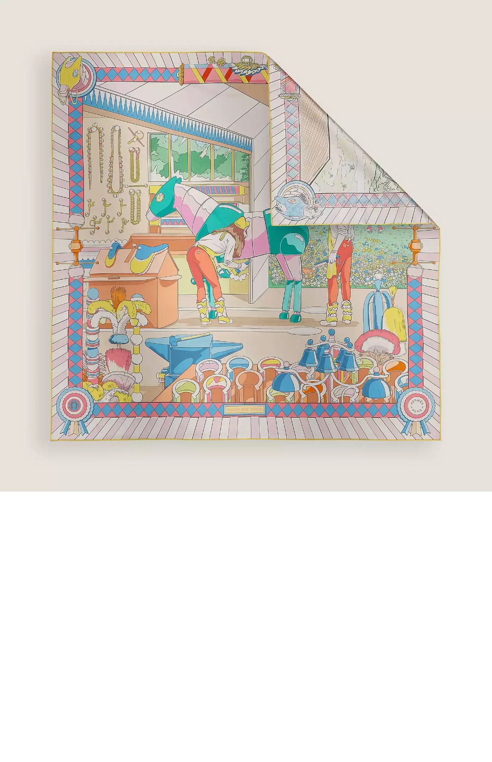 미러급레플리카사이트 | 명품레플리카 전문 쇼핑몰  | 퍼스트원 - Pony Pit Stop 더블 페이스 스카프 90 &gt; 에르메스