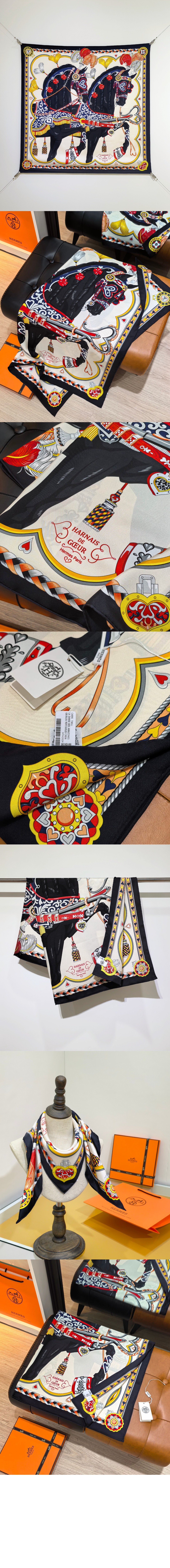 미러급레플리카사이트 | 명품레플리카 전문 쇼핑몰  | 퍼스트원 - Harnais de Coeur 스카프 90 &gt; 에르메스