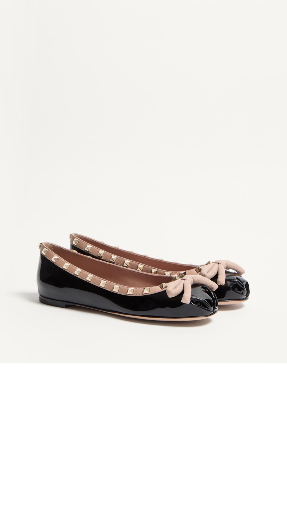 미러급레플리카사이트 | 명품레플리카 전문 쇼핑몰  | 퍼스트원 - 락스터드 페이턴트 가죽 발레리나 &gt; 발렌티노