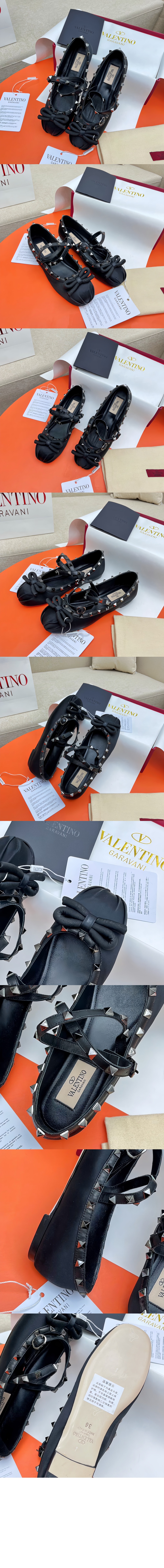 미러급레플리카사이트 | 명품레플리카 전문 쇼핑몰  | 퍼스트원 - 톤온톤 스터드 장식 락스터드 새틴 발레리나 &gt; 발렌티노