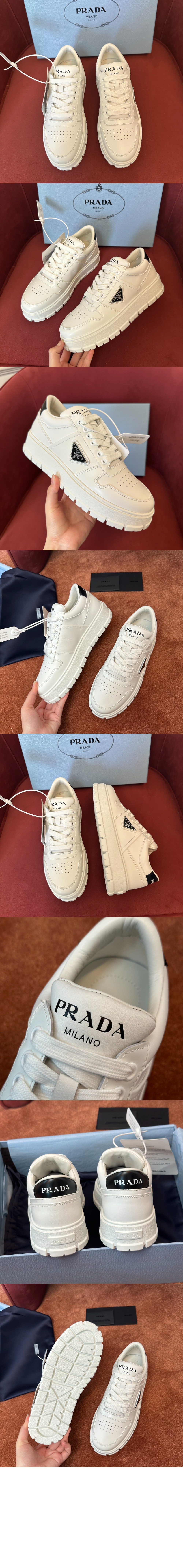 미러급레플리카사이트 | 명품레플리카 전문 쇼핑몰  | 퍼스트원 - 가죽 스니커즈 2EG452 &gt; 프라다