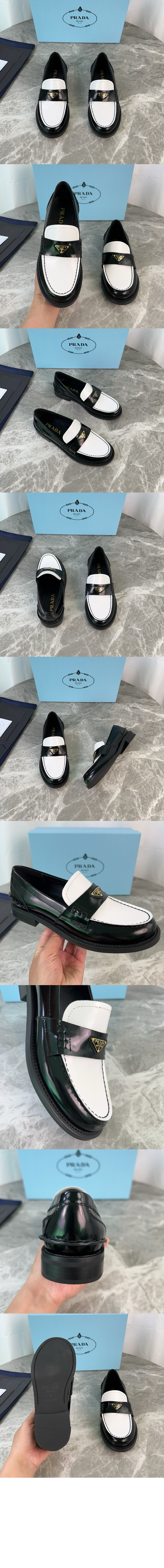 미러급레플리카사이트 | 명품레플리카 전문 쇼핑몰  | 퍼스트원 - 브러쉬드 가죽 로퍼 1D813N &gt; 프라다