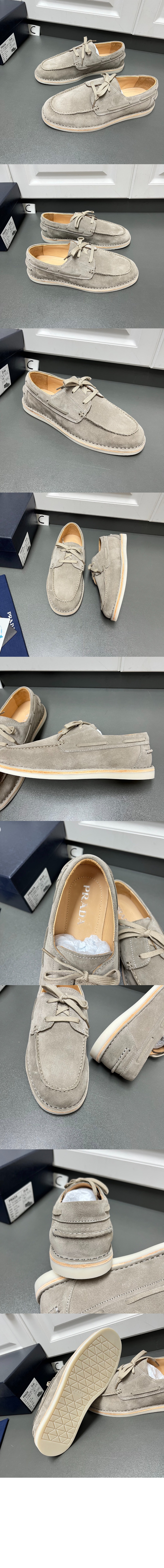 미러급레플리카사이트 | 명품레플리카 전문 쇼핑몰  | 퍼스트원 - 스웨이드 레이스업 슈즈 2EC137 &gt; 프라다