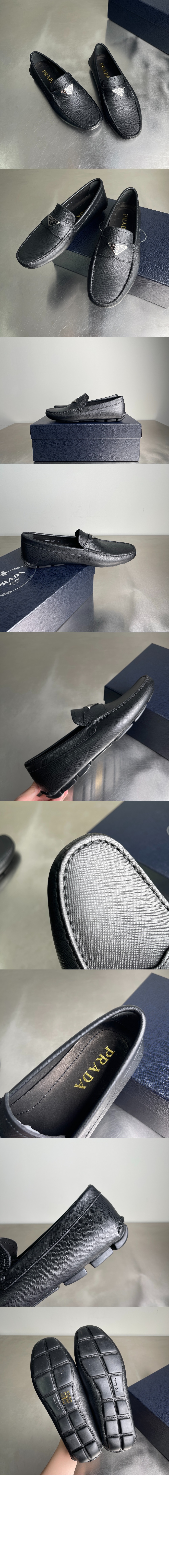 미러급레플리카사이트 | 명품레플리카 전문 쇼핑몰  | 퍼스트원 - 로고 레더 드라이빙 슈즈 2DD177 &gt; 프라다