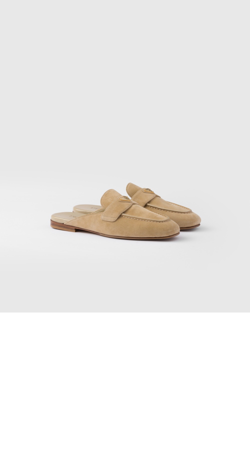 미러급레플리카사이트 | 명품레플리카 전문 쇼핑몰  | 퍼스트원 - 스웨이드 슬리퍼 1D766N &gt; 프라다