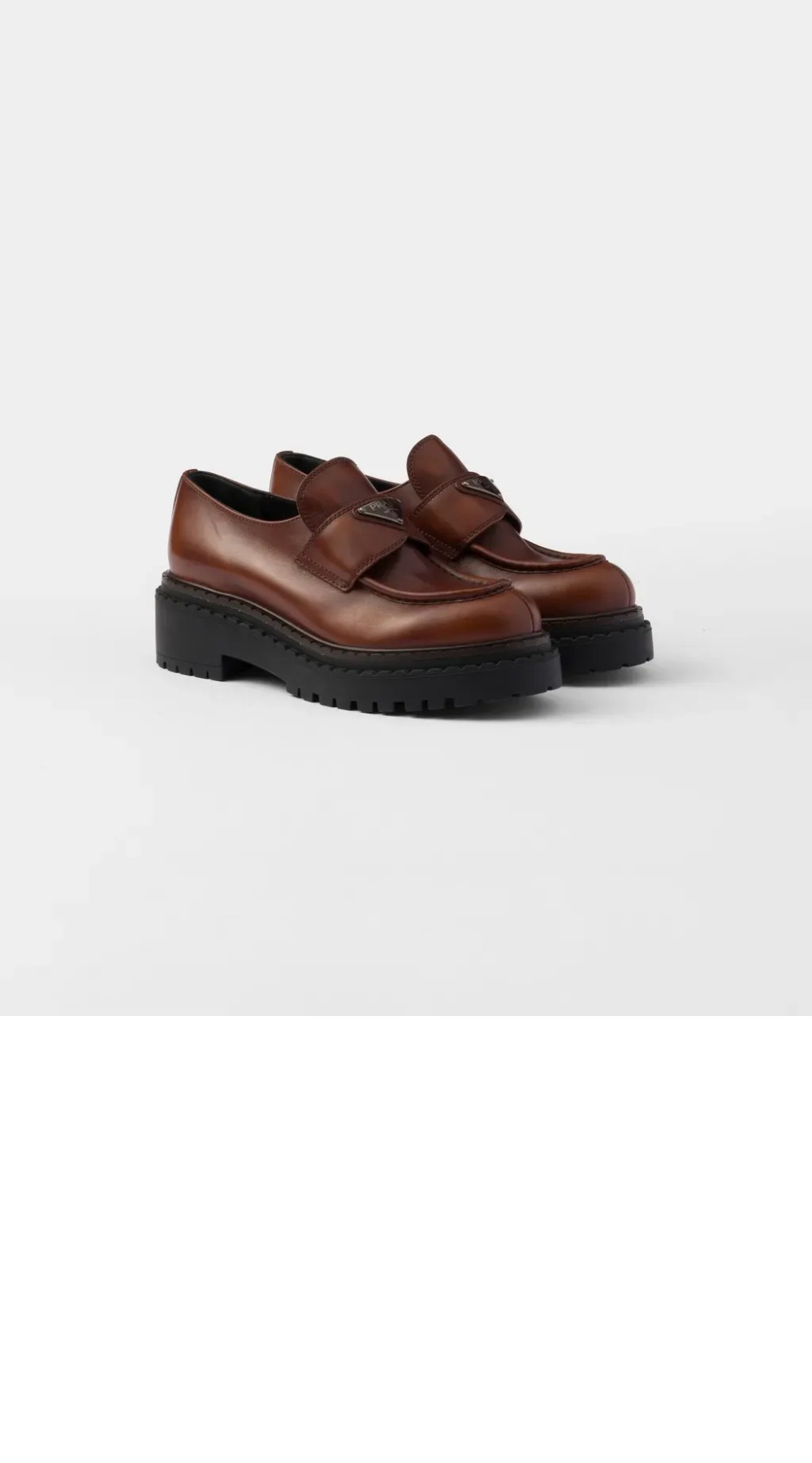 미러급레플리카사이트 | 명품레플리카 전문 쇼핑몰  | 퍼스트원 - 초콜릿 가죽 로퍼 2DE148 &gt; 프라다