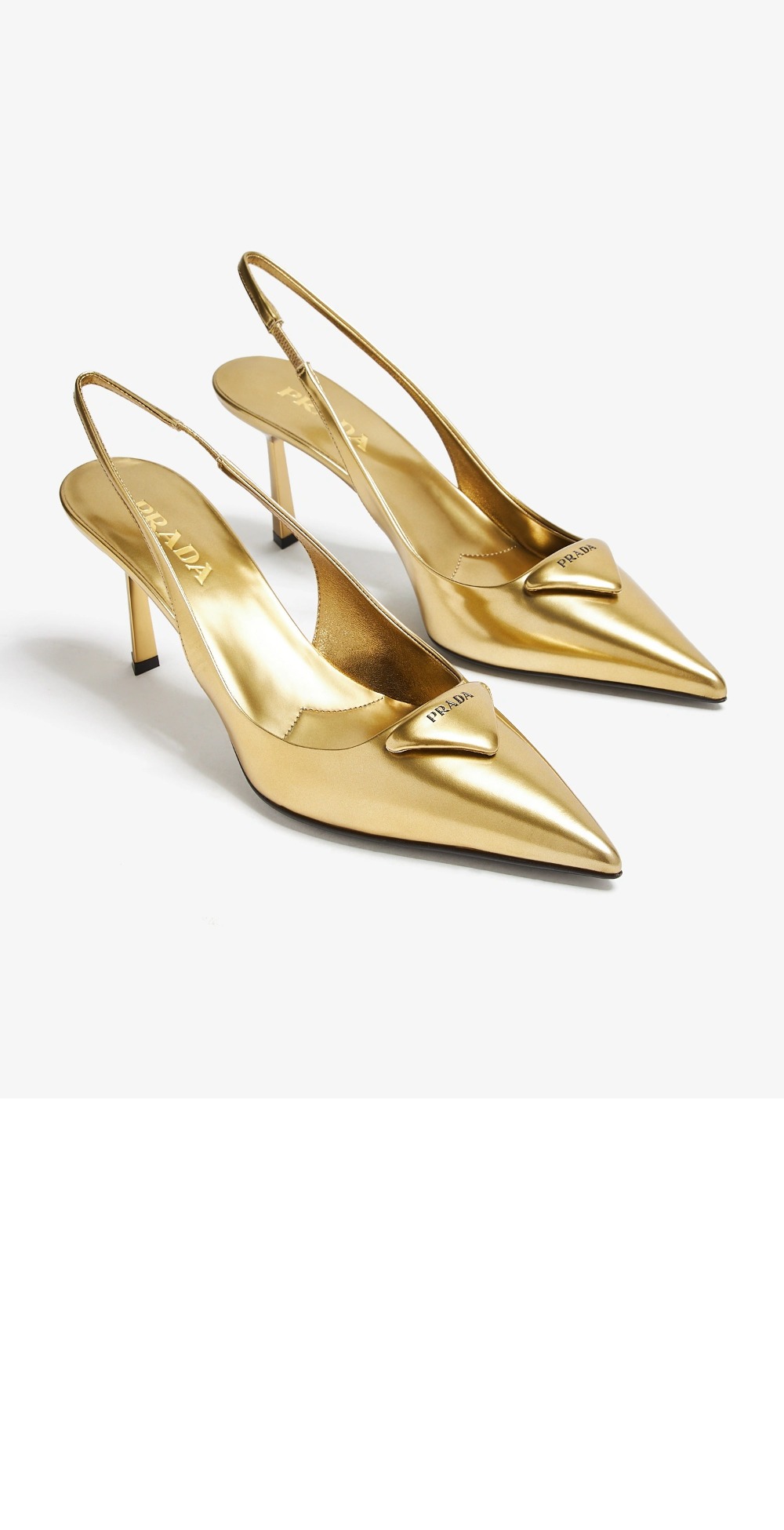미러급레플리카사이트 | 명품레플리카 전문 쇼핑몰  | 퍼스트원 - 페이턴트 가죽 슬링백 펌프스 1I901M &gt; 프라다