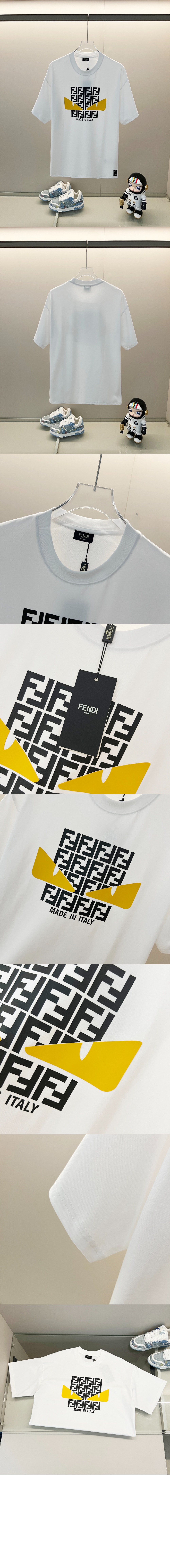 미러급레플리카사이트 | 명품레플리카 전문 쇼핑몰  | 퍼스트원 - 몬스터 로고 프린트 반팔 &gt; 펜디