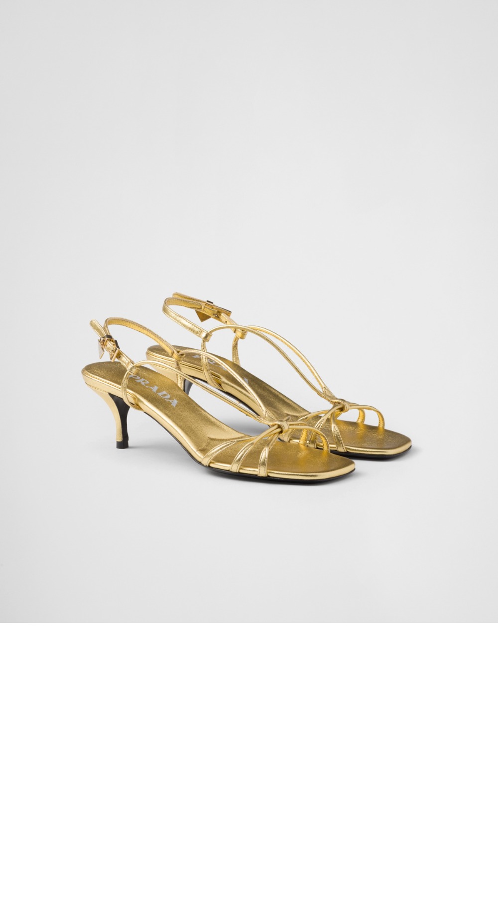 미러급레플리카사이트 | 명품레플리카 전문 쇼핑몰  | 퍼스트원 - 굽이 있는 가죽 샌들 1X504N > 프라다