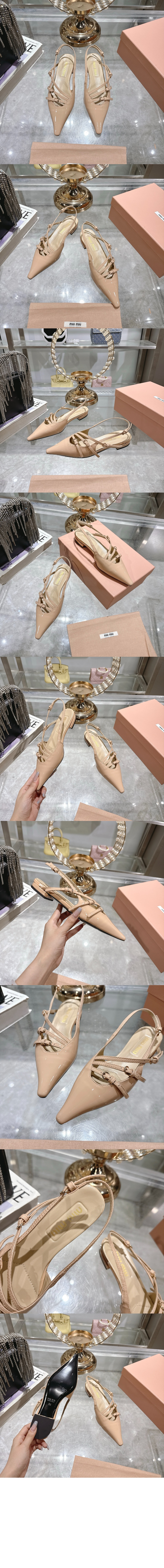 미러급레플리카사이트 | 명품레플리카 전문 쇼핑몰  | 퍼스트원 - 가죽 슬링백 발레리나 5F476E &gt; 미우미우