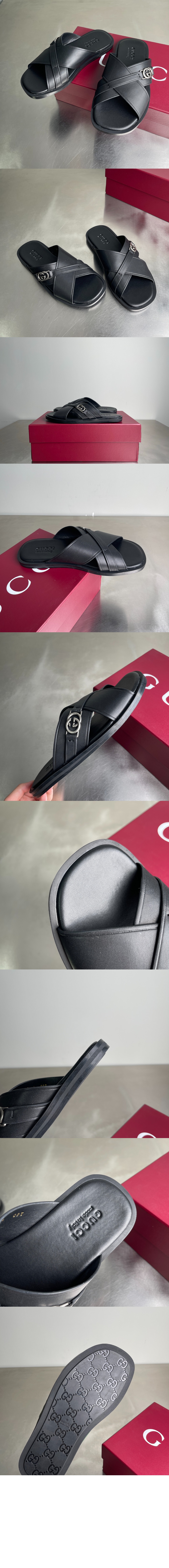미러급레플리카사이트 | 명품레플리카 전문 쇼핑몰  | 퍼스트원 - 인터로킹 G 슬라이드 샌들 831275 &gt; 구찌