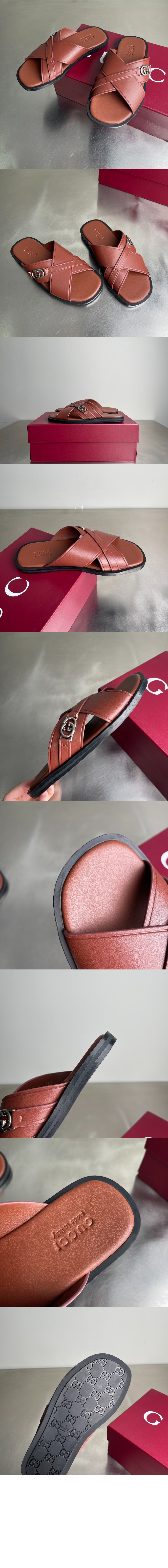 미러급레플리카사이트 | 명품레플리카 전문 쇼핑몰  | 퍼스트원 - 인터로킹 G 슬라이드 샌들 831275 &gt; 구찌