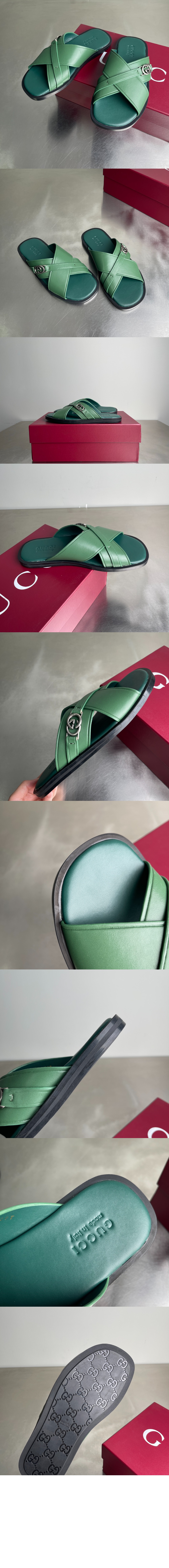 미러급레플리카사이트 | 명품레플리카 전문 쇼핑몰  | 퍼스트원 - 인터로킹 G 슬라이드 샌들 831275 &gt; 구찌