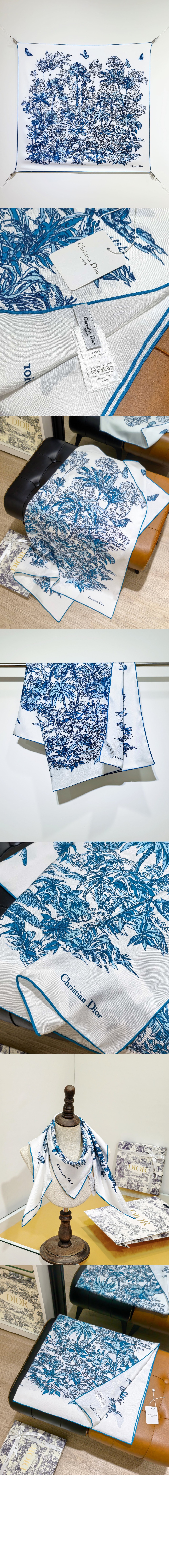 미러급레플리카사이트 | 명품레플리카 전문 쇼핑몰  | 퍼스트원 - Dioriviera Toile de Jouy Palms 90 스퀘어 스카프 54JOP &gt; 디올