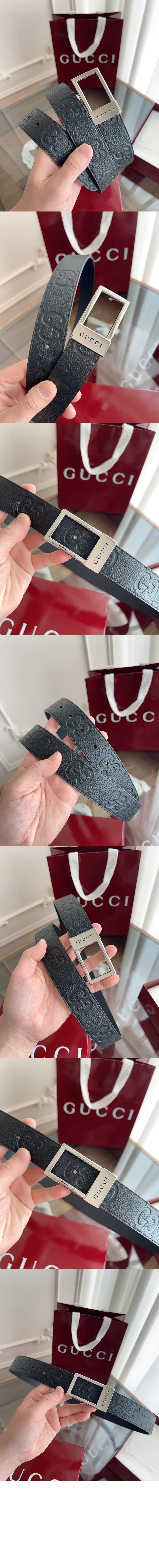 미러급레플리카사이트 | 명품레플리카 전문 쇼핑몰  | 퍼스트원 - 렉탱글 버클 포함 리버시블 벨트 ‎820724 &gt; 구찌
