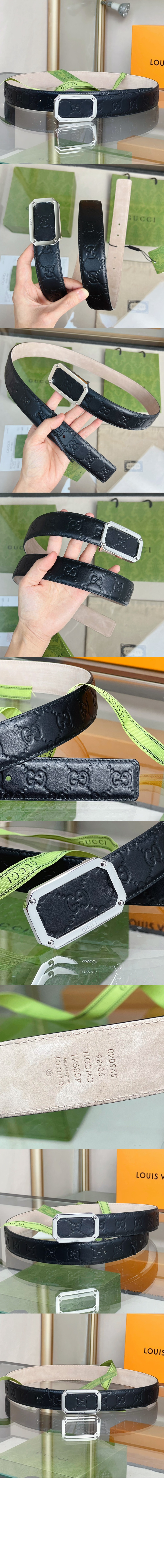 미러급레플리카사이트 | 명품레플리카 전문 쇼핑몰  | 퍼스트원 - 시그니처 가죽 벨트 403941 &gt; 구찌