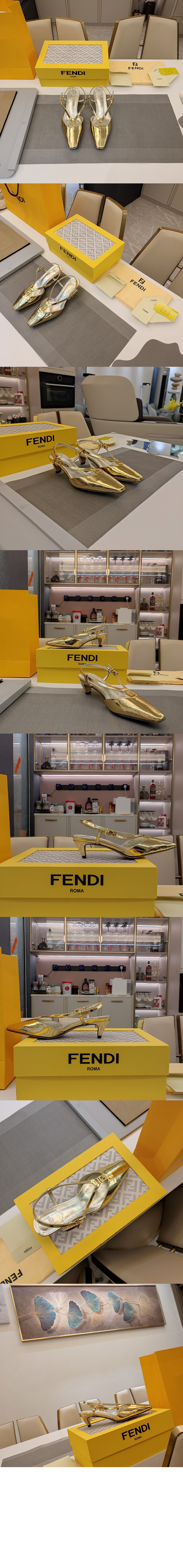 미러급레플리카사이트 | 명품레플리카 전문 쇼핑몰  | 퍼스트원 - 장어 가죽 로우힐 슬링백 8J8580 &gt; 펜디