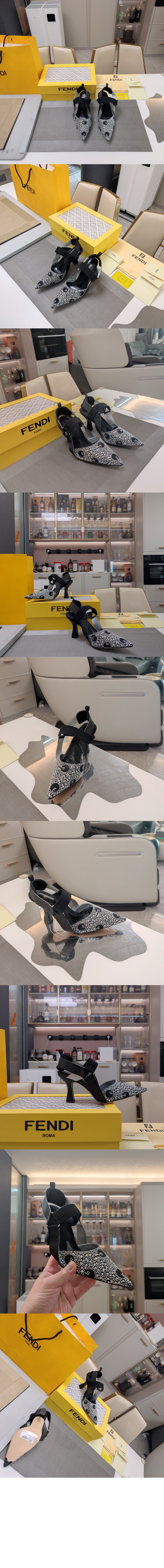 미러급레플리카사이트 | 명품레플리카 전문 쇼핑몰  | 퍼스트원 - 콜리브리 매쉬 라인스톤 하이힐 슬링백 8J8585 &gt; 펜디