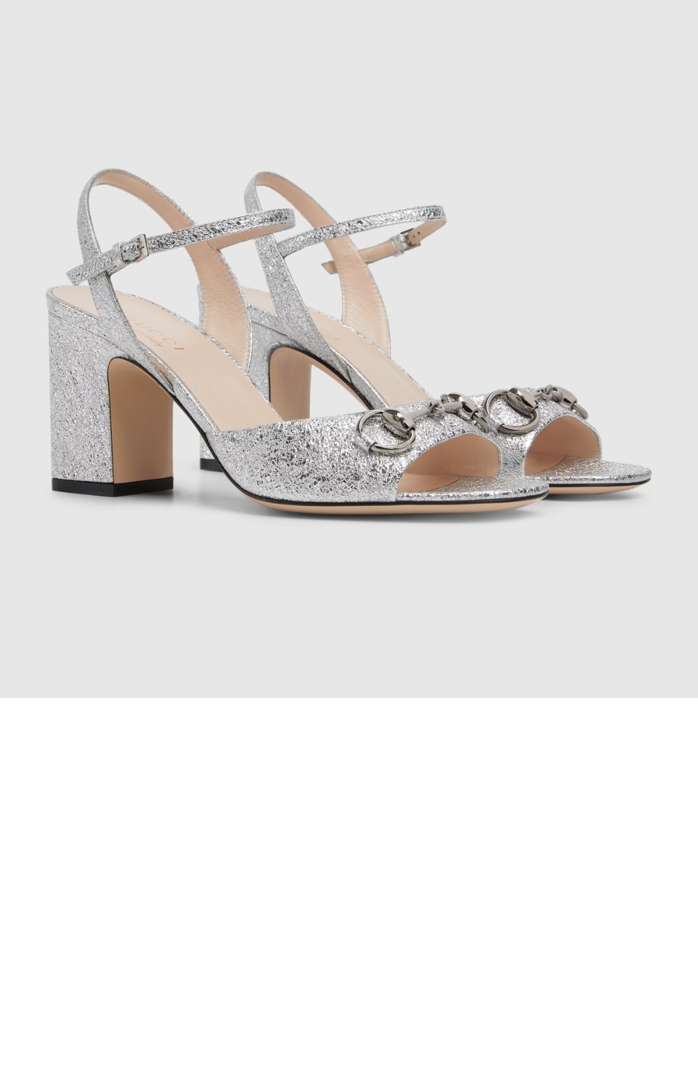 미러급레플리카사이트 | 명품레플리카 전문 쇼핑몰  | 퍼스트원 - 호스빗 장식이 있는 미드힐 샌들 837121 &gt; 구찌