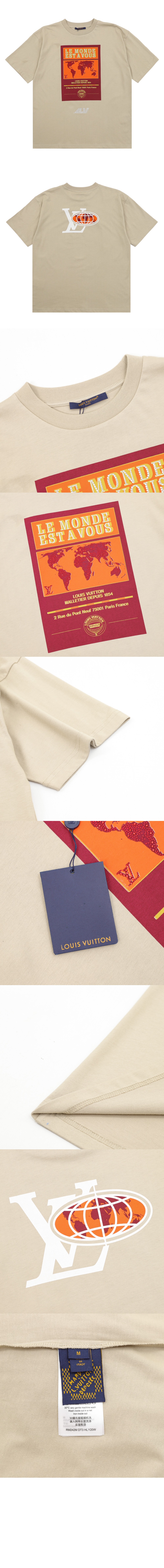 미러급레플리카사이트 | 명품레플리카 전문 쇼핑몰  | 퍼스트원 - 엠벨리시드 그래픽 코튼 티셔츠 &gt; 루이비통