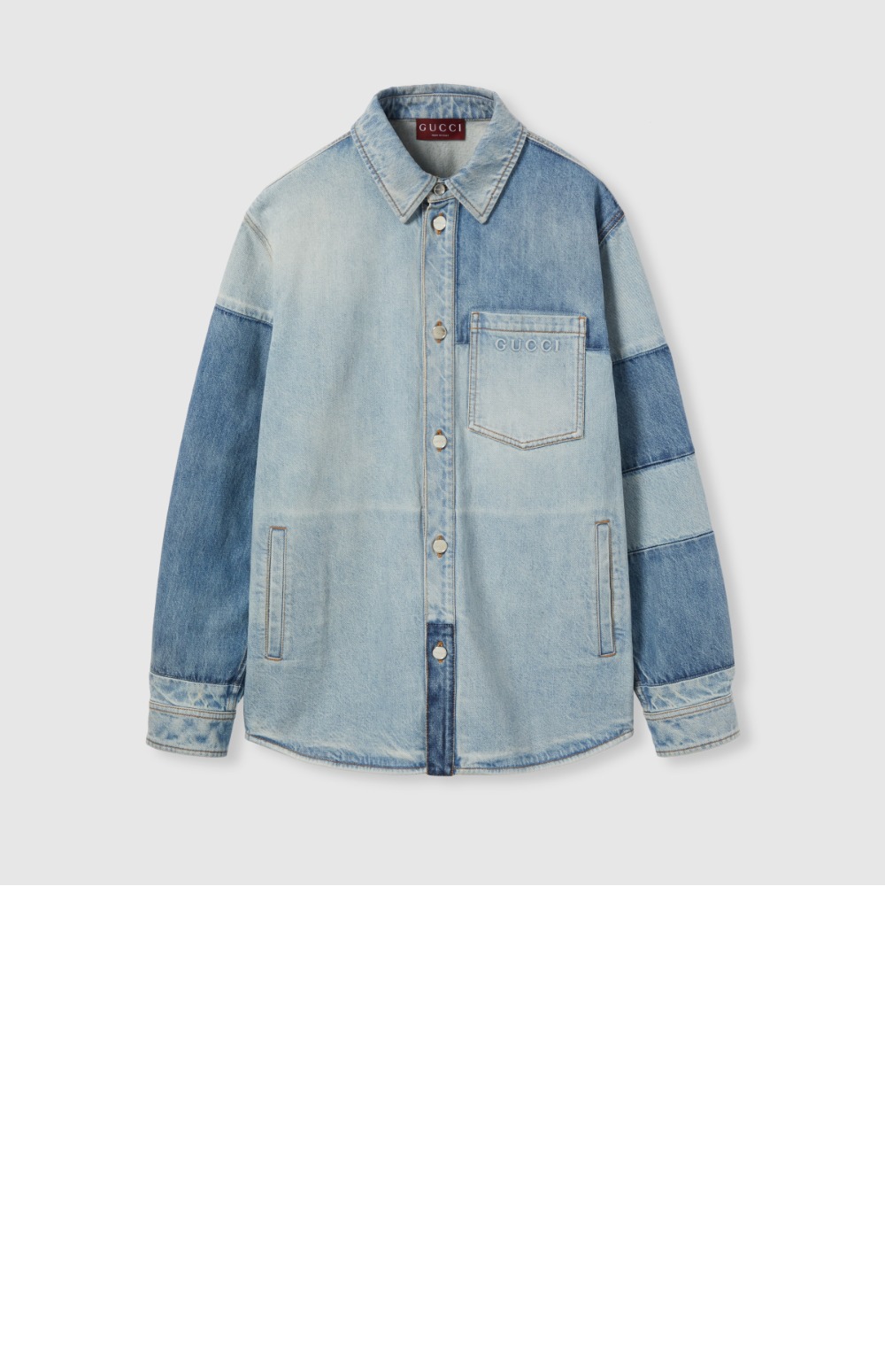 미러급레플리카사이트 | 명품레플리카 전문 쇼핑몰  | 퍼스트원 - 코튼 데님 셔츠 &gt; 구찌