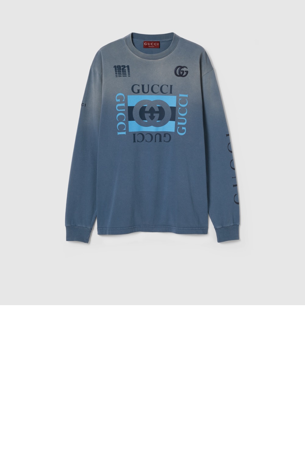 미러급레플리카사이트 | 명품레플리카 전문 쇼핑몰  | 퍼스트원 - 프린트 코튼 저지 긴팔 &gt; 구찌