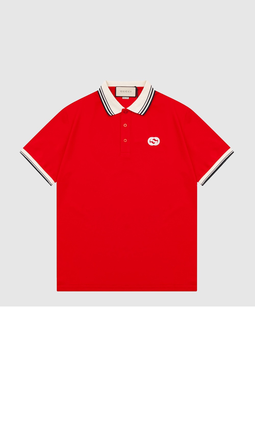 미러급레플리카사이트 | 명품레플리카 전문 쇼핑몰  | 퍼스트원 - 인터로킹 G 코튼 폴로 셔츠 > 구찌