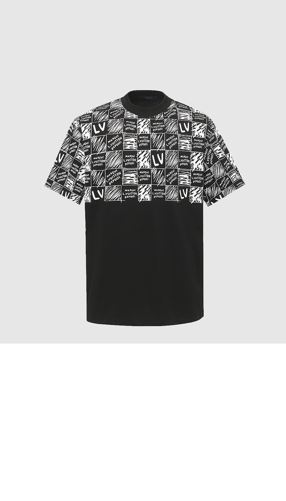 미러급레플리카사이트 | 명품레플리카 전문 쇼핑몰  | 퍼스트원 - 드로잉 하프 체크 반팔티 &gt; 루이비통