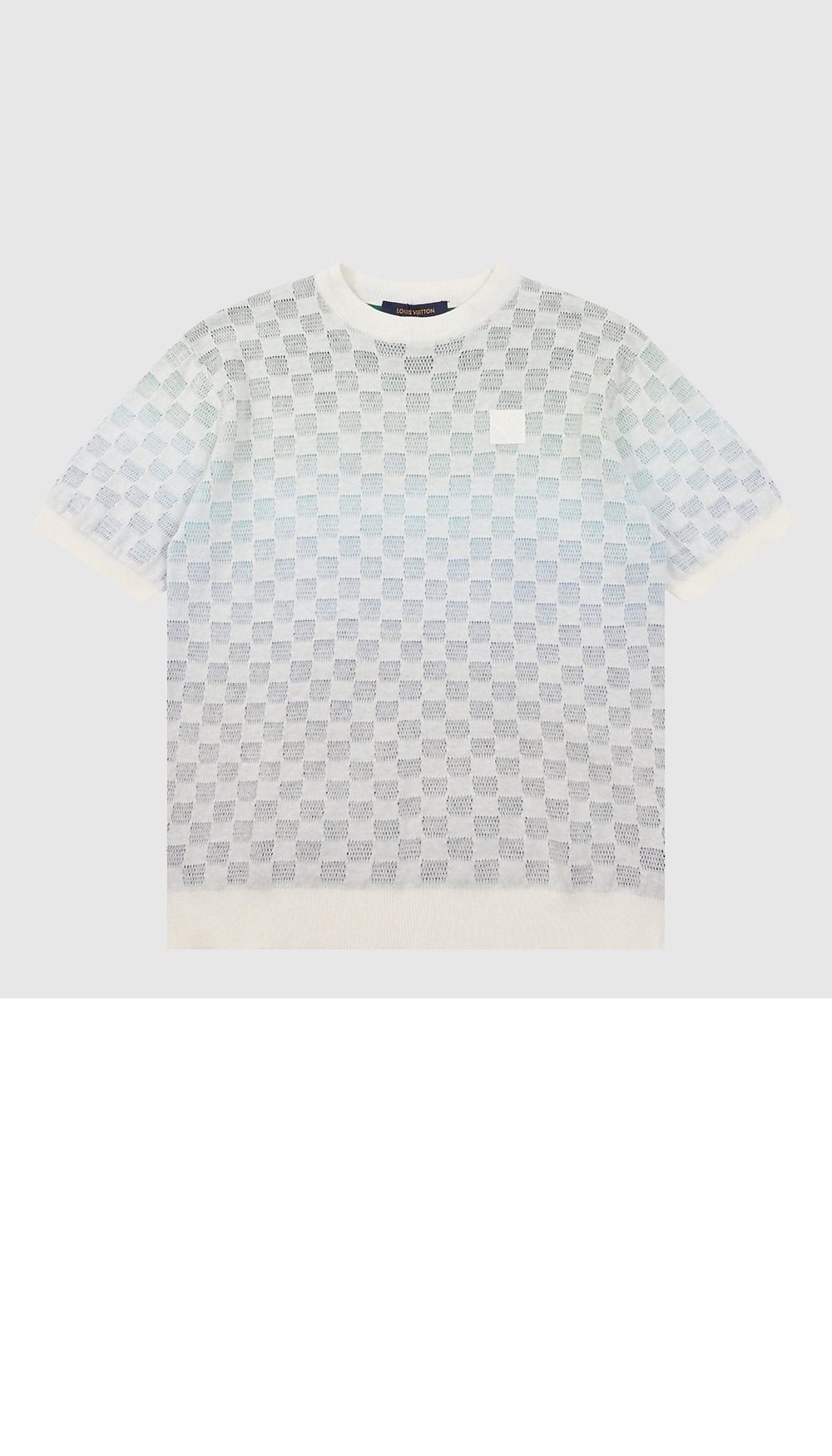 미러급레플리카사이트 | 명품레플리카 전문 쇼핑몰  | 퍼스트원 - 그라데이션 자카드 니트 반팔 &gt; 루이비통