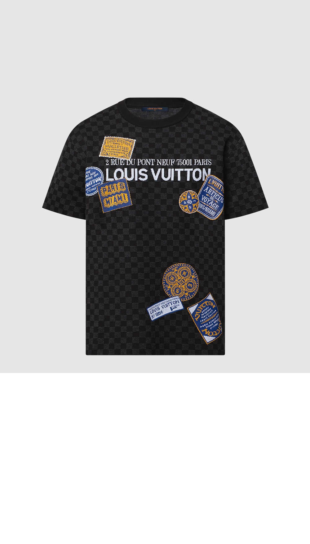 미러급레플리카사이트 | 명품레플리카 전문 쇼핑몰  | 퍼스트원 - 다미에 반팔 시그니처 크루넥 &gt; 루이비통