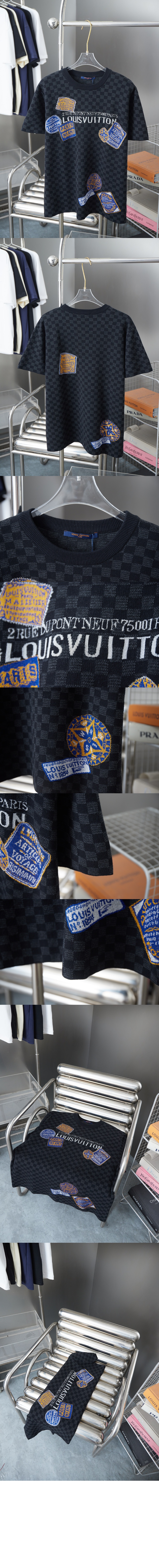 미러급레플리카사이트 | 명품레플리카 전문 쇼핑몰  | 퍼스트원 - 다미에 반팔 시그니처 크루넥 &gt; 루이비통