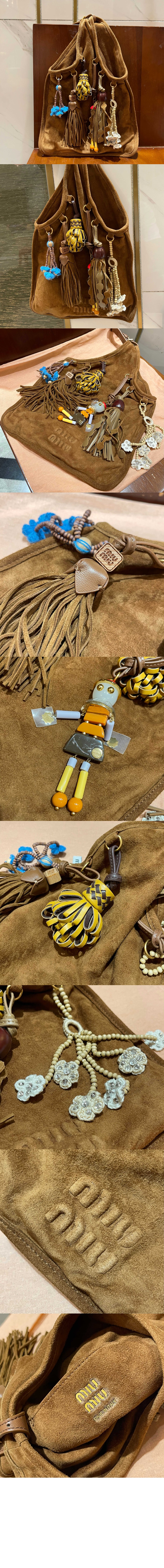 미러급레플리카사이트 | 명품레플리카 전문 쇼핑몰  | 퍼스트원 - 트릭 장식 스웨이드백 5BA295 &gt; 미우미우