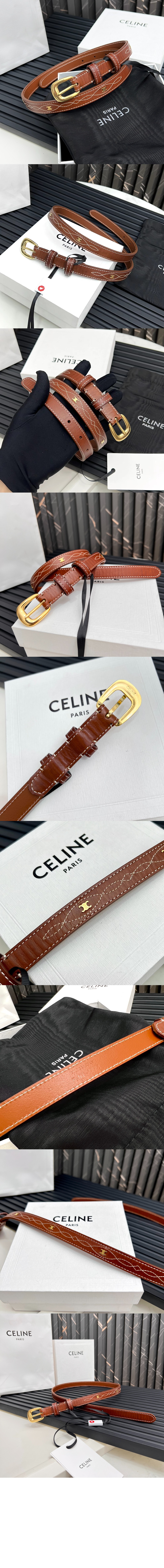 미러급레플리카사이트 | 명품레플리카 전문 쇼핑몰  | 퍼스트원 - 빈티지 카프스킨 자수 웨스턴 벨트 45BBO3 &gt; 셀린느