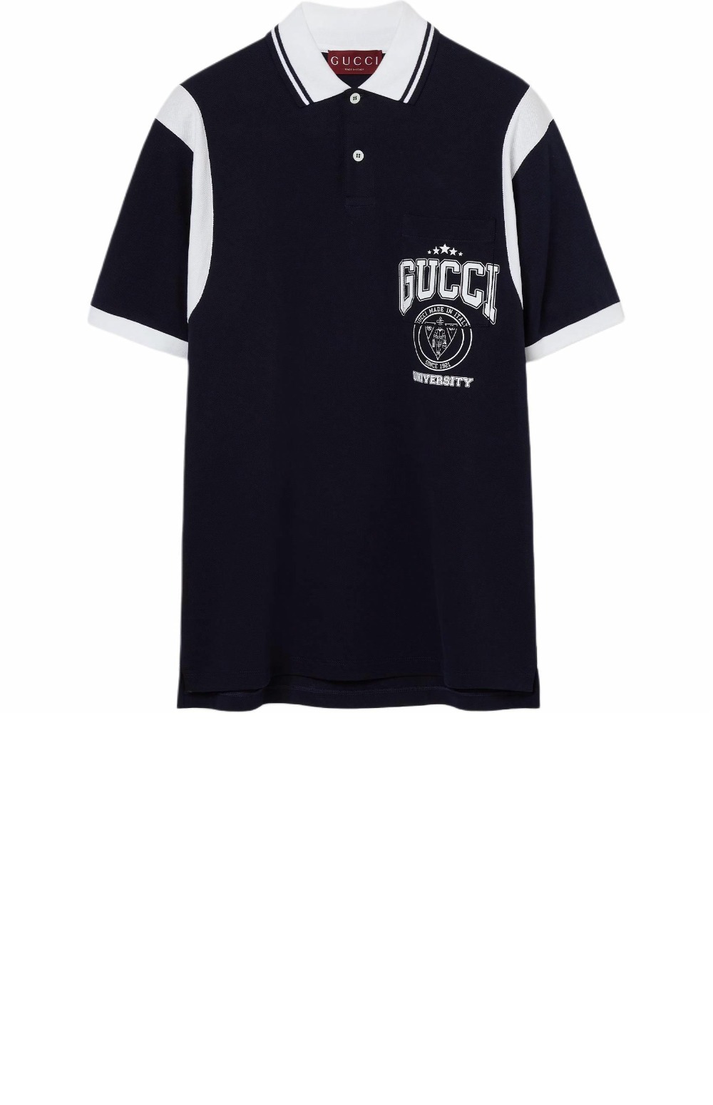 미러급레플리카사이트 | 명품레플리카 전문 쇼핑몰  | 퍼스트원 - 프린트가 있는 면 피케 폴로 셔츠 &gt; 구찌