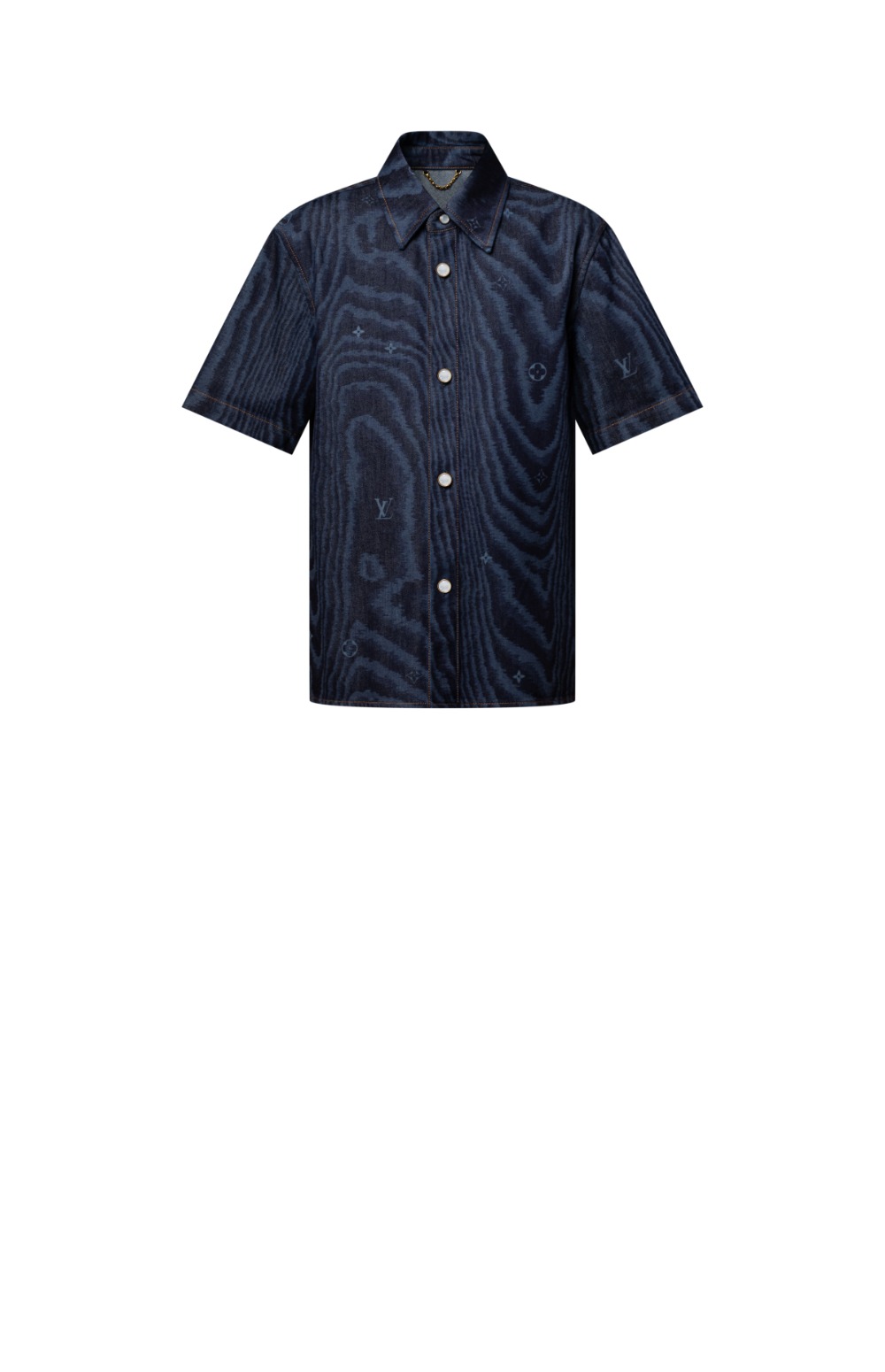 미러급레플리카사이트 | 명품레플리카 전문 쇼핑몰  | 퍼스트원 - 쇼트 슬리브드 데님 셔츠 > 루이비통