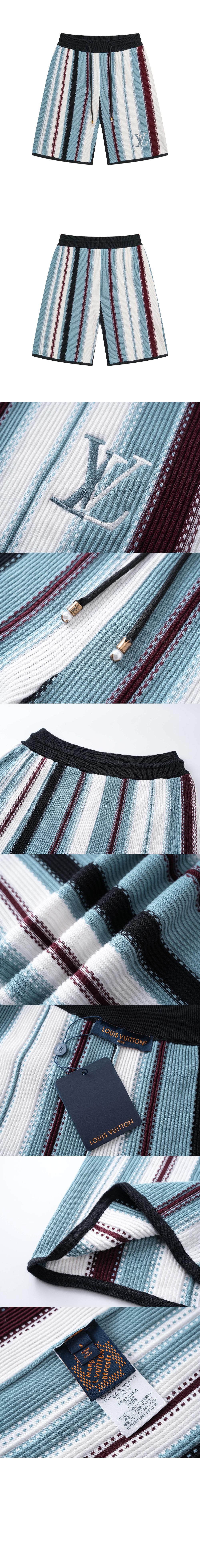 미러급레플리카사이트 | 명품레플리카 전문 쇼핑몰  | 퍼스트원 - 스트라이프드 크로셰 쇼츠 &gt; 루이비통