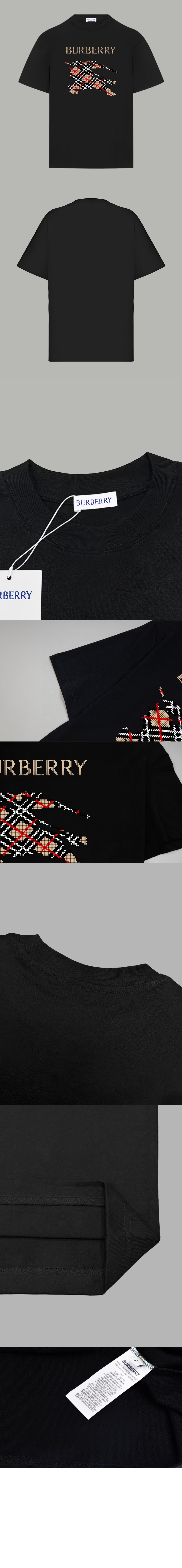 미러급레플리카사이트 | 명품레플리카 전문 쇼핑몰  | 퍼스트원 - 크로스 스티치 EKD​ 코튼 티셔츠 &gt; 버버리