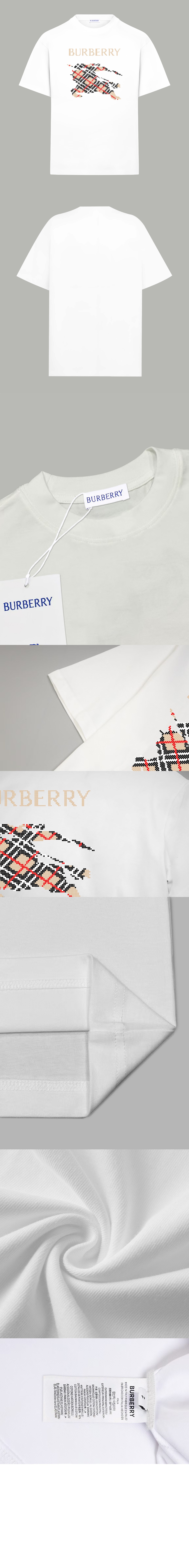 미러급레플리카사이트 | 명품레플리카 전문 쇼핑몰  | 퍼스트원 - 크로스 스티치 EKD​ 코튼 티셔츠 &gt; 버버리