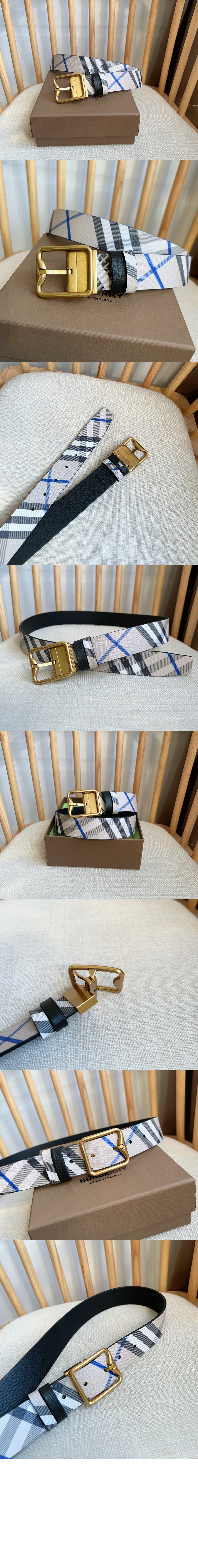 미러급레플리카사이트 | 명품레플리카 전문 쇼핑몰  | 퍼스트원 - 리버시블 체크 B 버클 벨트 80920451 &gt; 버버리