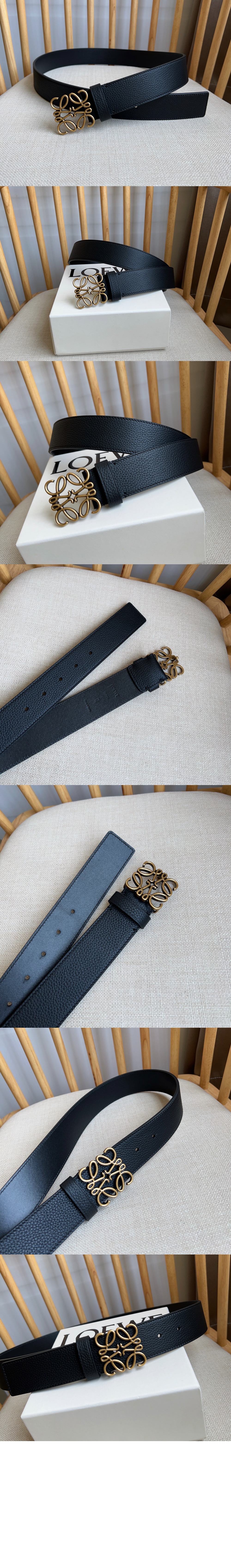 미러급레플리카사이트 | 명품레플리카 전문 쇼핑몰  | 퍼스트원 - 탄력 있는 갈은 송아지 가죽의 청키 애너그램 벨트 > 로에베